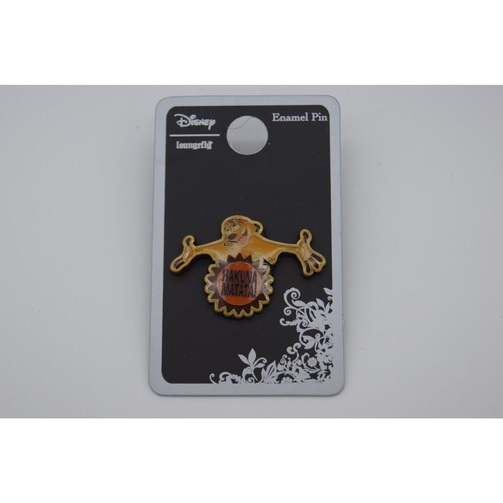 Disney Loungefly The Lion King Timon Hakuna Matata! Enamel Trading Pin